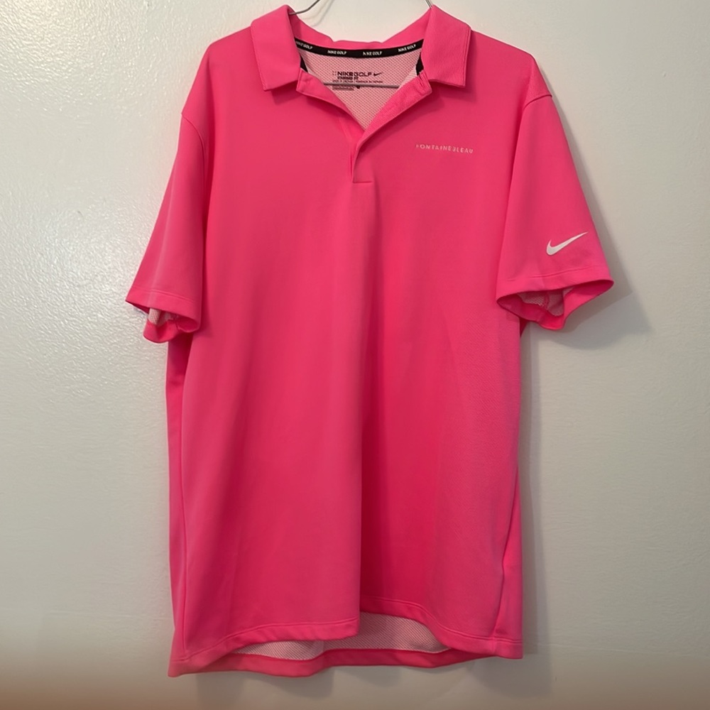 Nike Pink Polo Shirt